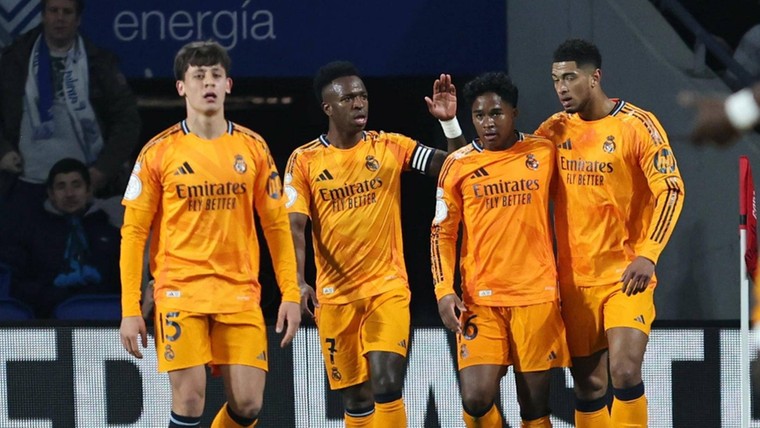 Endrick zet Real Madrid met één been in finale Copa del Rey