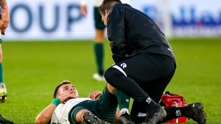 Einde seizoen Sinkgraven door knieblessure