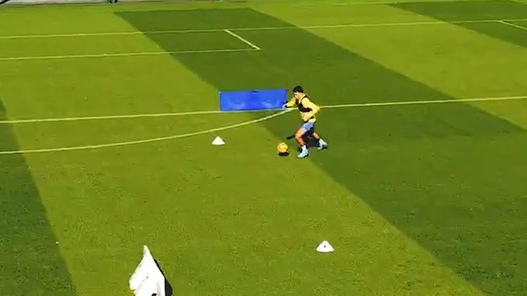 Mooi moment: Ballon d'Or-winnaar Rodri hervat individuele veldtraining