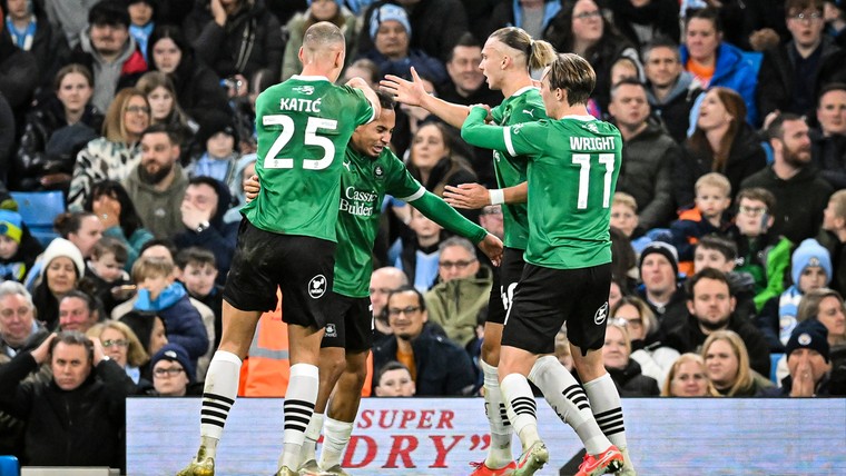 Plymouth Argyle laat ook Man City flink schrikken