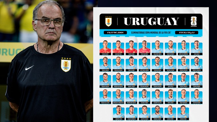 Bondscoach Bielsa heeft wat te kiezen met XXXL-selectie van 38 spelers