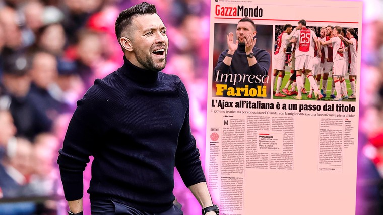 Farioli krijgt hele pagina in La Gazzetta: 'Hij verovert Nederland met Italiaans Ajax'