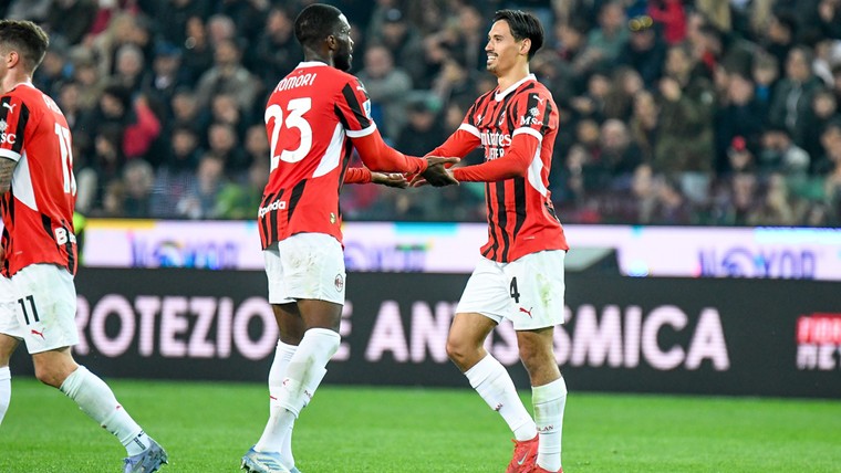 Reijnders treedt met dubbele cijfers bij AC Milan in voetsporen Van Basten