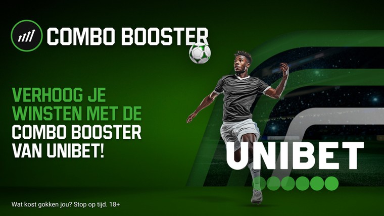 Combo-booster van Unibet: tot wel 50% extra op jouw gecombineerde weddenschap!