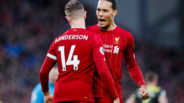 Van Dijk looft 'goede vriend' Henderson: 'Hij zet de standaard bij elke training'