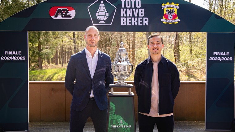 Go Ahead Eagles in de ban van de beker: 'Hij is wel mooi hè?'
