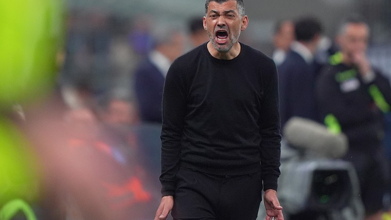 Conceição na klinkende derbyzege Milan: 'Vooral mijn vrouw is blij'