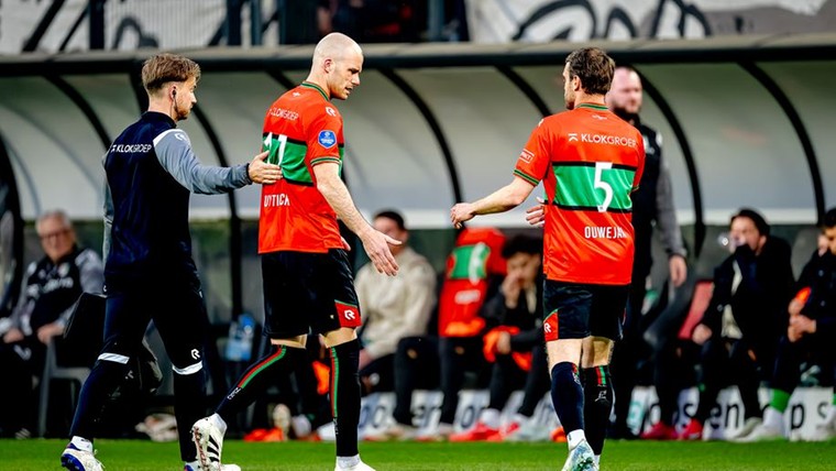 Grote domper voor routinier NEC: maandenlange revalidatie door blessure