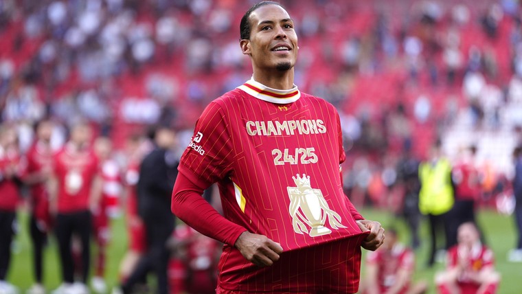 Van Dijk reageert op unieke prestatie als Nederlandse aanvoerder