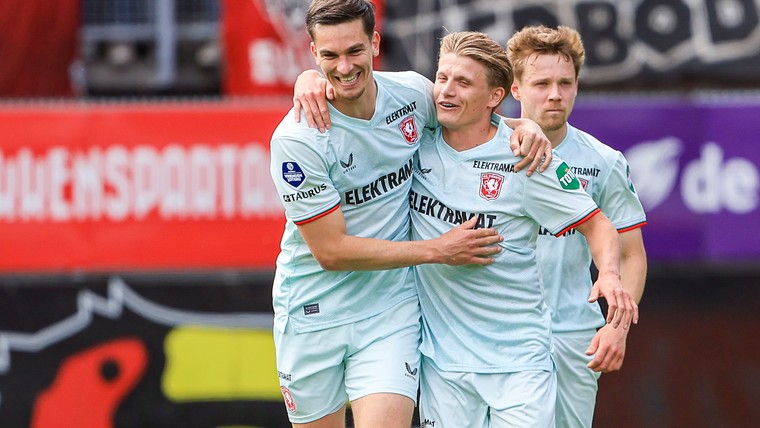 Steijn doet vader pijn: FC Twente geeft Sparta tik in strijd om play-offs 