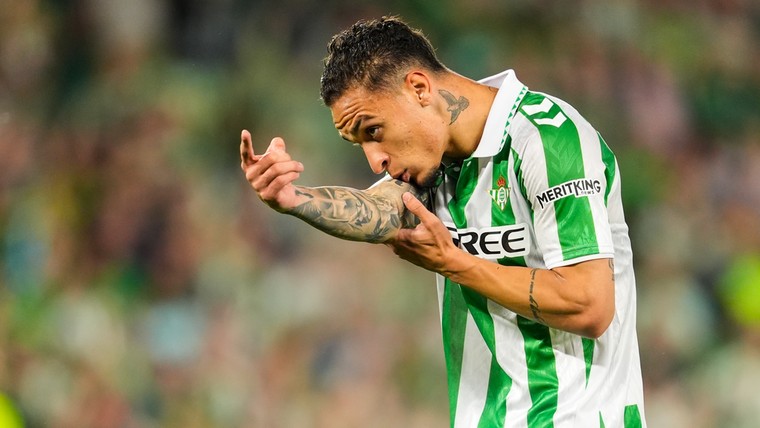 Derde afstandschot in een week: Antony doet het opnieuw fraai voor Betis