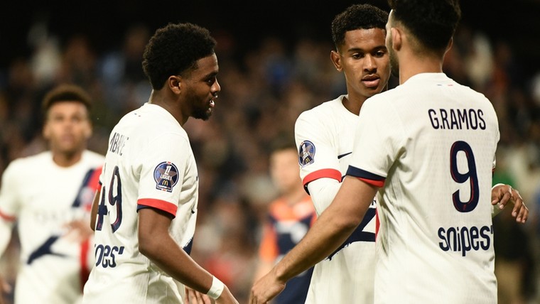 Sterk uitgekleed PSG wint met ruime cijfers bij Montpellier