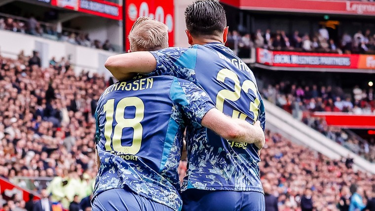 Ajax start met Berghuis, Klaassen, Regeer en Wijndal op slotdag