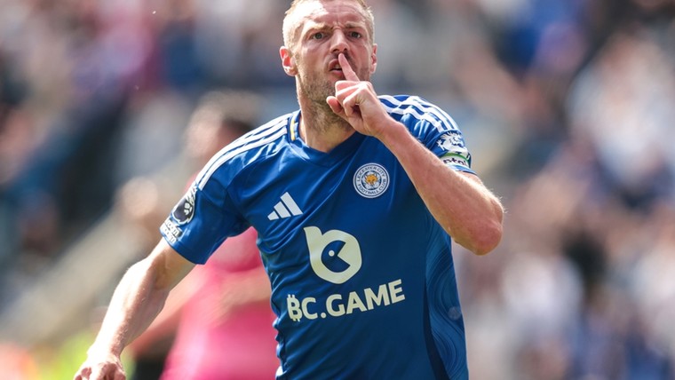 Vardy na 200ste goal in afscheidswedstrijd: 'Ze redden het wel zonder mij'