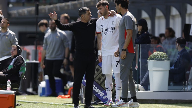 Milan-trainer vindt dat VAR met twee maten meet na rood voor elleboog Giménez