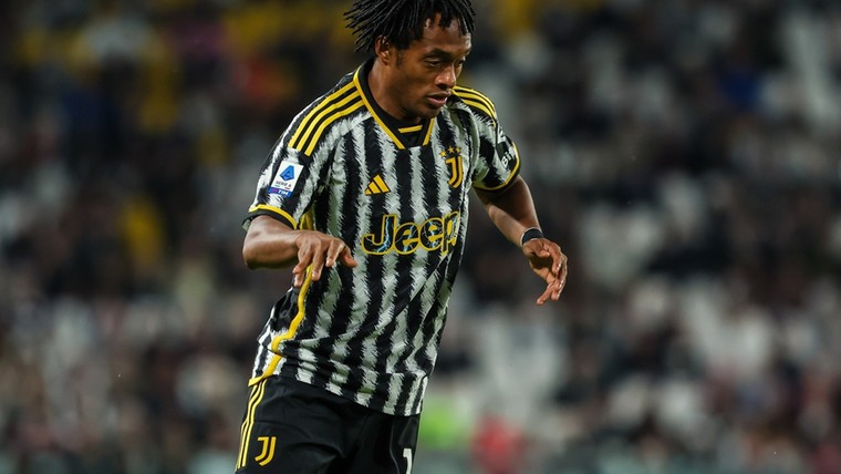 Cuadrado baalde van Juventus: 'Niet eens een telefoontje'