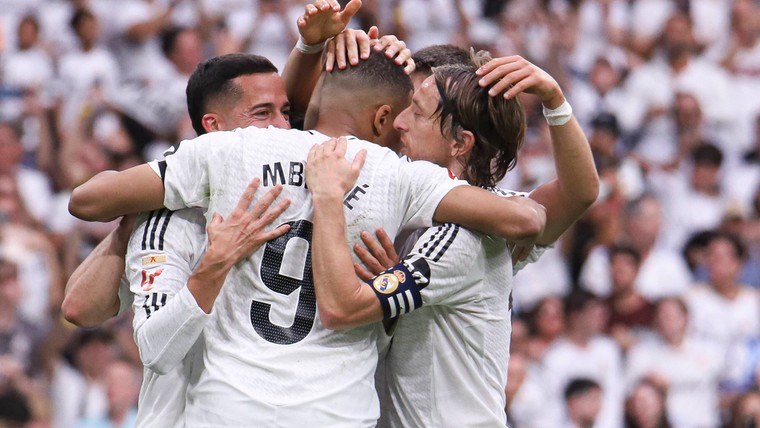 Mbappé doet gooi naar Gouden Schoen bij emotioneel afscheid Modric
