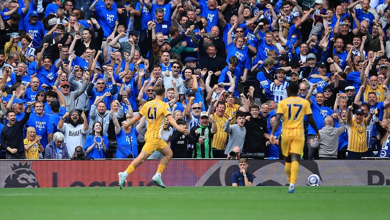 Brighton drukt Tottenham weer met de neus op de feiten 