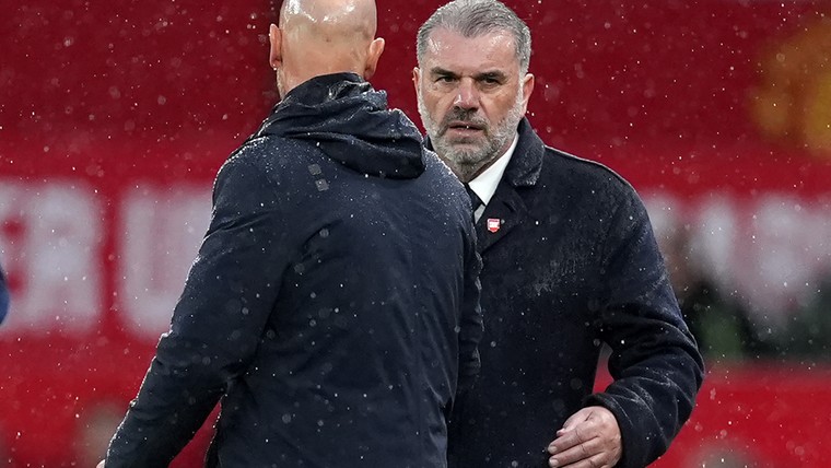 Dit zei Postecoglou na het ontslag van Ten Hag bij United
