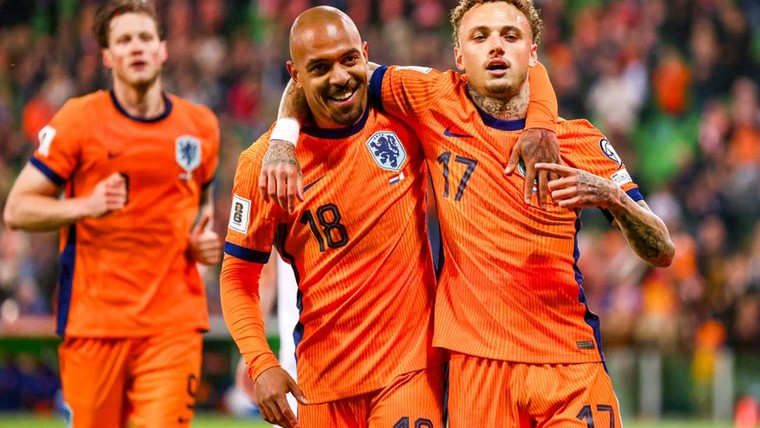 Imponerende Malen vrolijk op vakantie: 'Altijd zin om bij Oranje te spelen'
