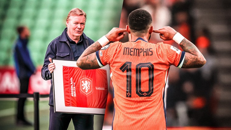 'Memphis heeft wel geluk dat Koeman bondscoach is'