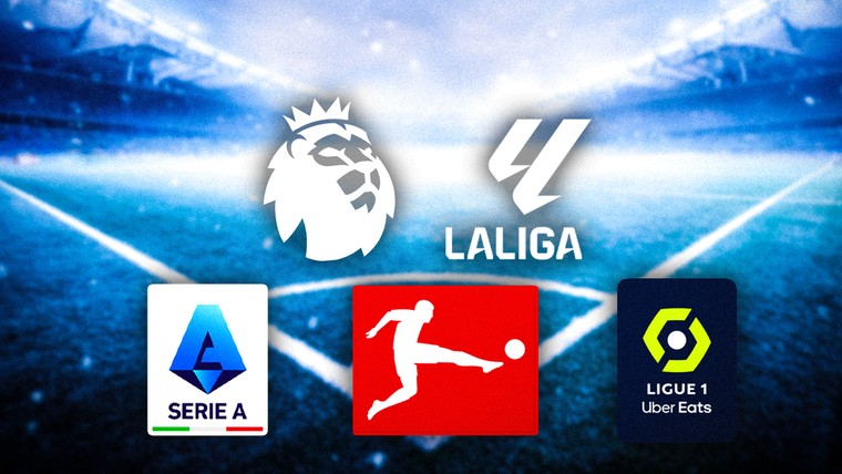 Op deze data gaan de Premier League, La Liga, Serie A, Bundesliga en Ligue 1 van start