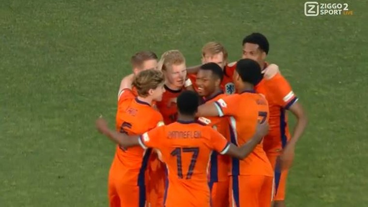 Oranje Onder-19 wervelt in eerste helft en declasseert ook Engeland