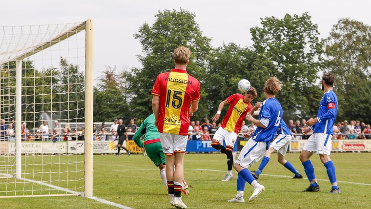 Boel debuteert bij Go Ahead met 0-19 oefenzege en ziet hattrick aan hattricks