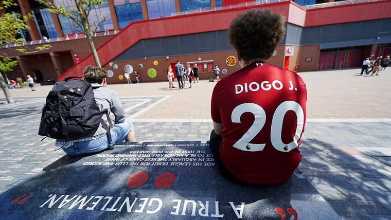 Liverpool eert Diogo Jota: nummer 20 zal nooit meer gedragen worden