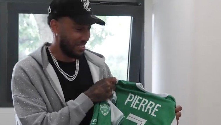 Aubameyang zorgt voor kortstondige transfergekte bij Saint-Étienne-fans 