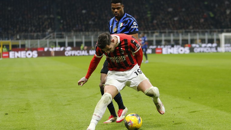 Dumfries komt Hernández niet meer tegen in de Serie A