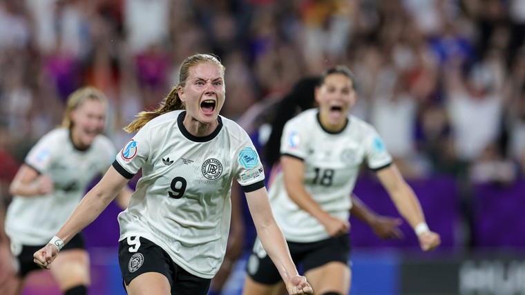 Honderd minuten in ondertal: Duitsland stunt op EK Vrouwen tegen Fransen