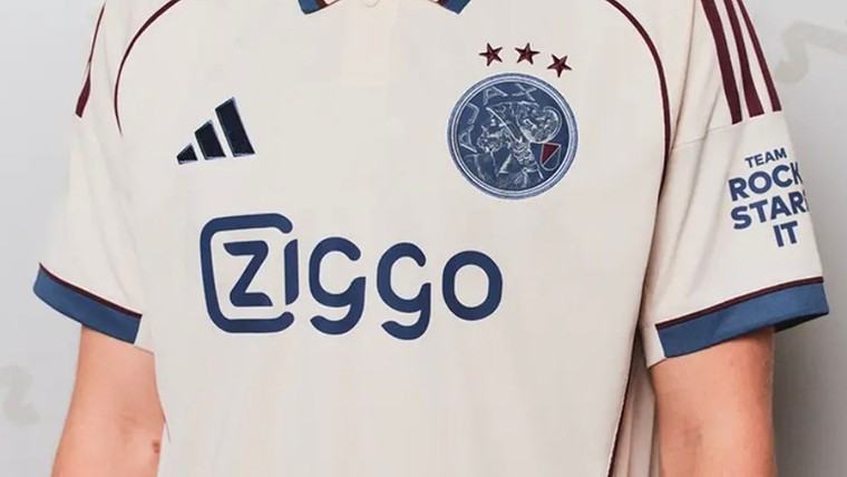 Ajax presenteert het derde shirt, met verwijzing naar jubileumjaar