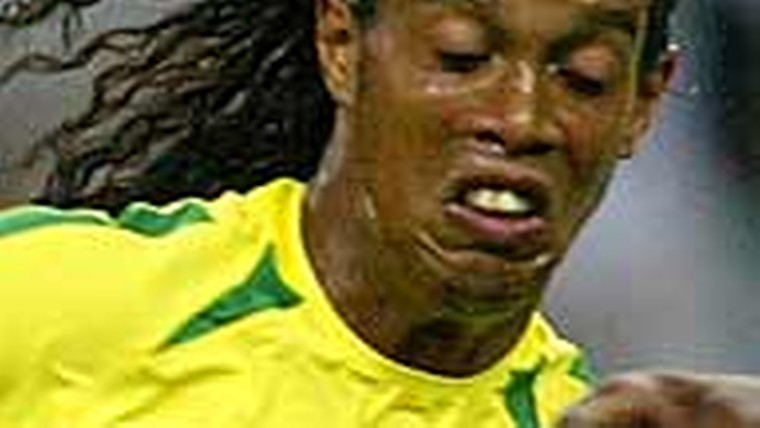 Ronaldinho voorkomt zeperd arrogant Brazilië