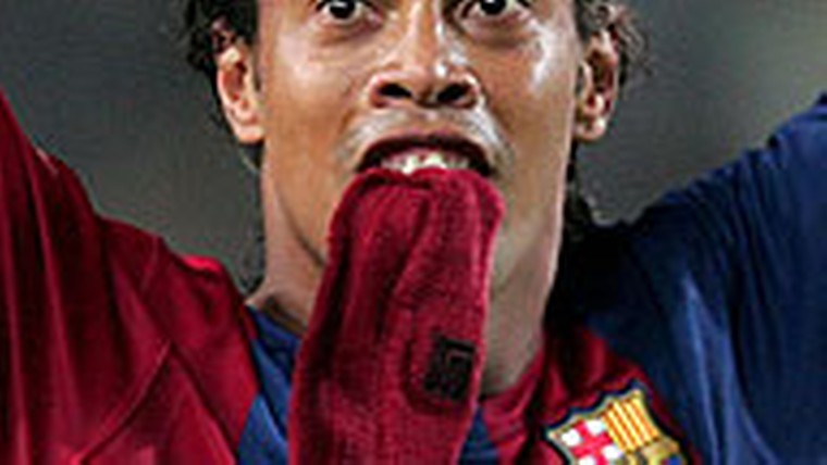 Primeur Ronaldinho: gouden scheenkappen