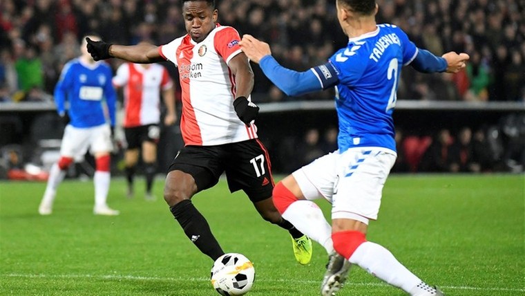 'Sinisterra wordt langzaam steeds beter bij Feyenoord'