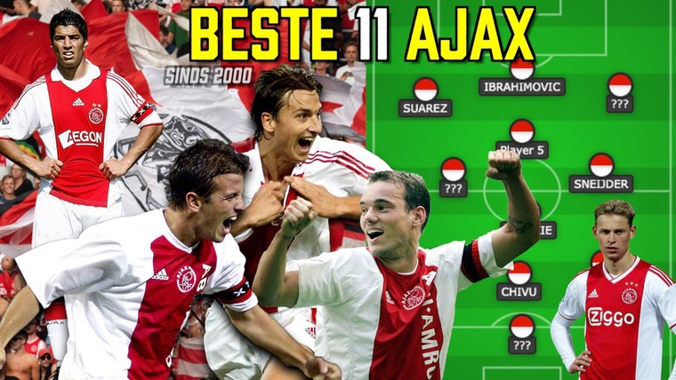 Beste elf Ajax: sterrenensemble met Zlatan, Suárez, Sneijder en Frenkie 