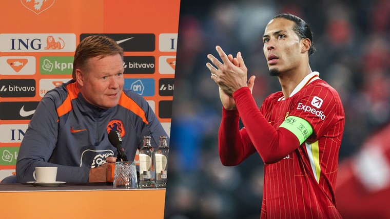 Koeman over toekomst Van Dijk: 'Hij zoekt niveau waar hij nu op zit'