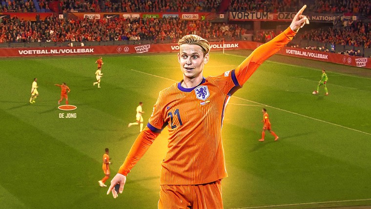 Analyse: Frenkie de Jong gedraagt zich als de bondscoach