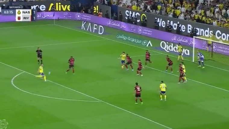 Cristiano Ronaldo held van Al-Nassr na winnende wereldgoal