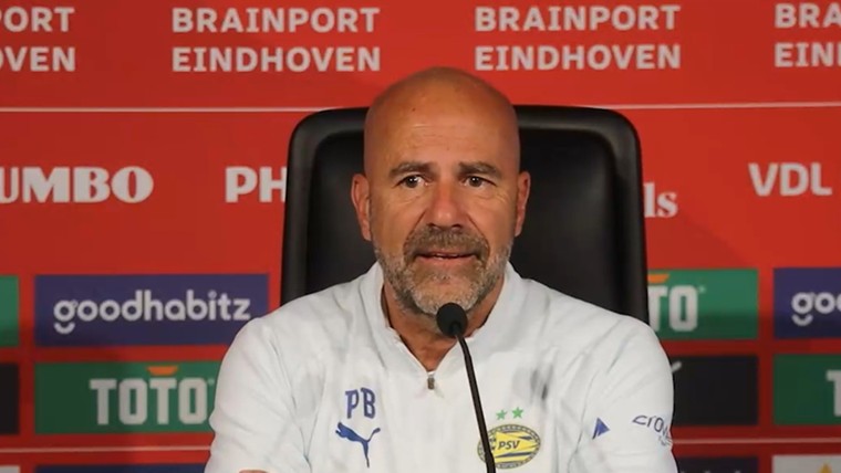 Bosz stoort zich aan kritiek op juichende PSV'ers: 'Lulverhaal'