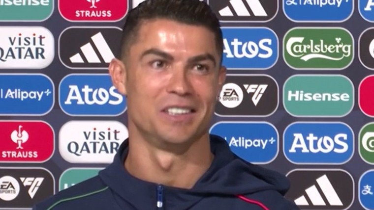 Mooie beelden: Ronaldo straalt als het over Messi gaat 