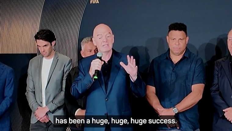 Infantino legt uit waarom WK voor Clubs een 'gigantisch succes' is