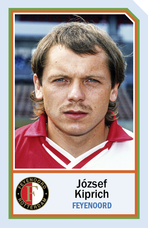 Hij is al een kwart eeuw weg uit De Kuip. Maar zijn naam is nog steeds heilig in de voetbaltempel van Feyenoord. József Kiprich (56) is tot zijn eigen verbazing kanshebber om grootste cultheld van het Nederlandse voetbal te worden.