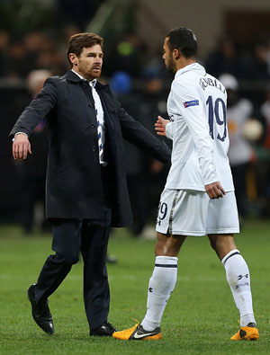 André Villas-Boas en Moussa Dembélé.