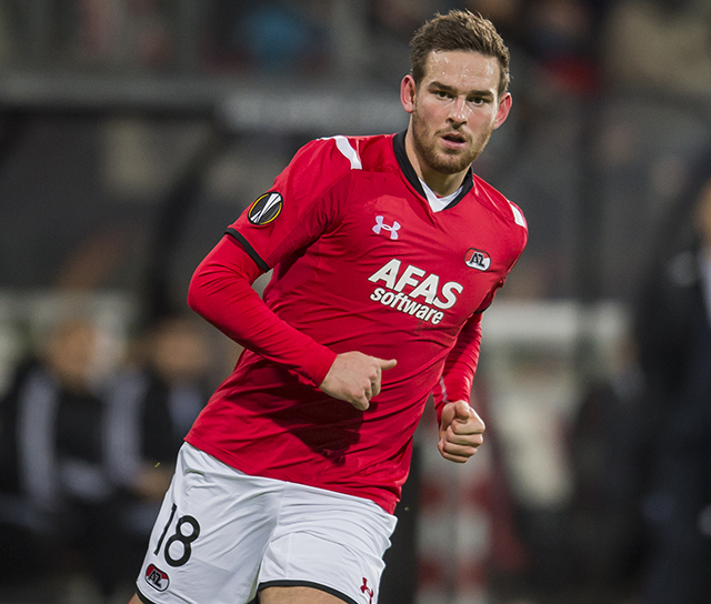 AZ-aanvaller Vincent Janssen scoorde drie Eredivisieduels op rij niet.