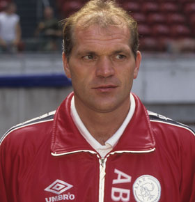 Jan Wouters, als trainer van Ajax.