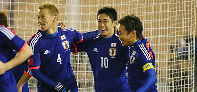 Met Keisuke Honda, Shinji Kagawa en Yuto Nagatomo heeft Japan drie spelers uit de Europese top.