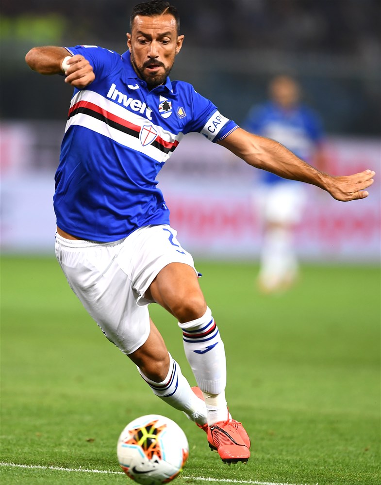 Fabio Quagliarella, vorig seizoen topscorer van de Serie A, kent een moeizame seizoenstart bij Sampdoria. 