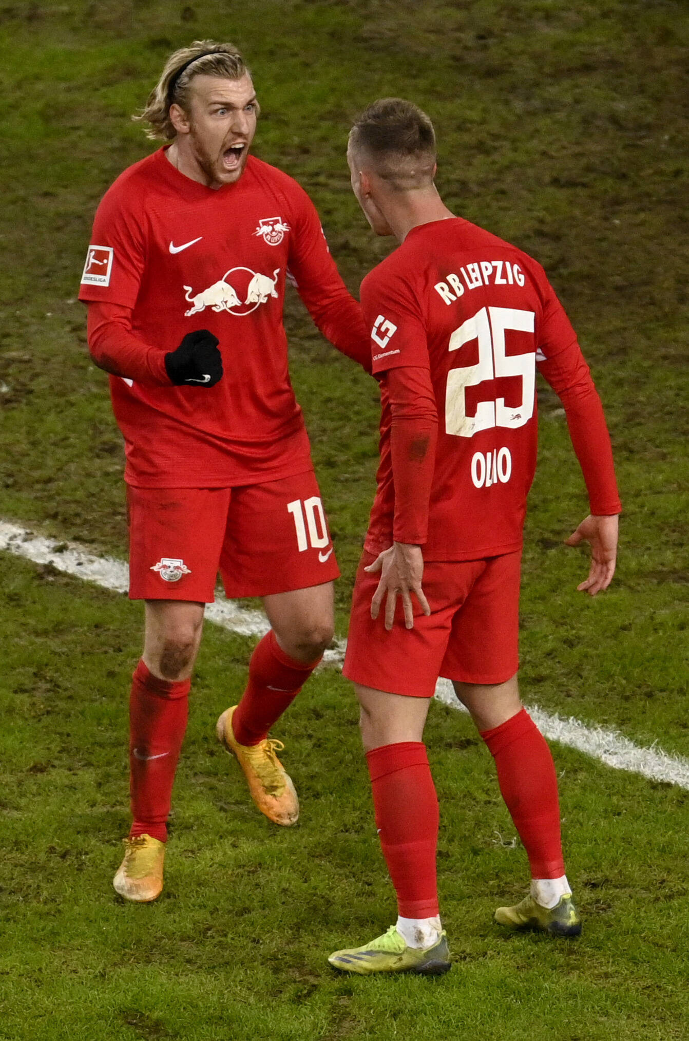 Forsberg heeft in het veld een goede klik met Dani Olmo. Samen zorgen ze voor de creatieve impulsen bij RB Leipzig. 